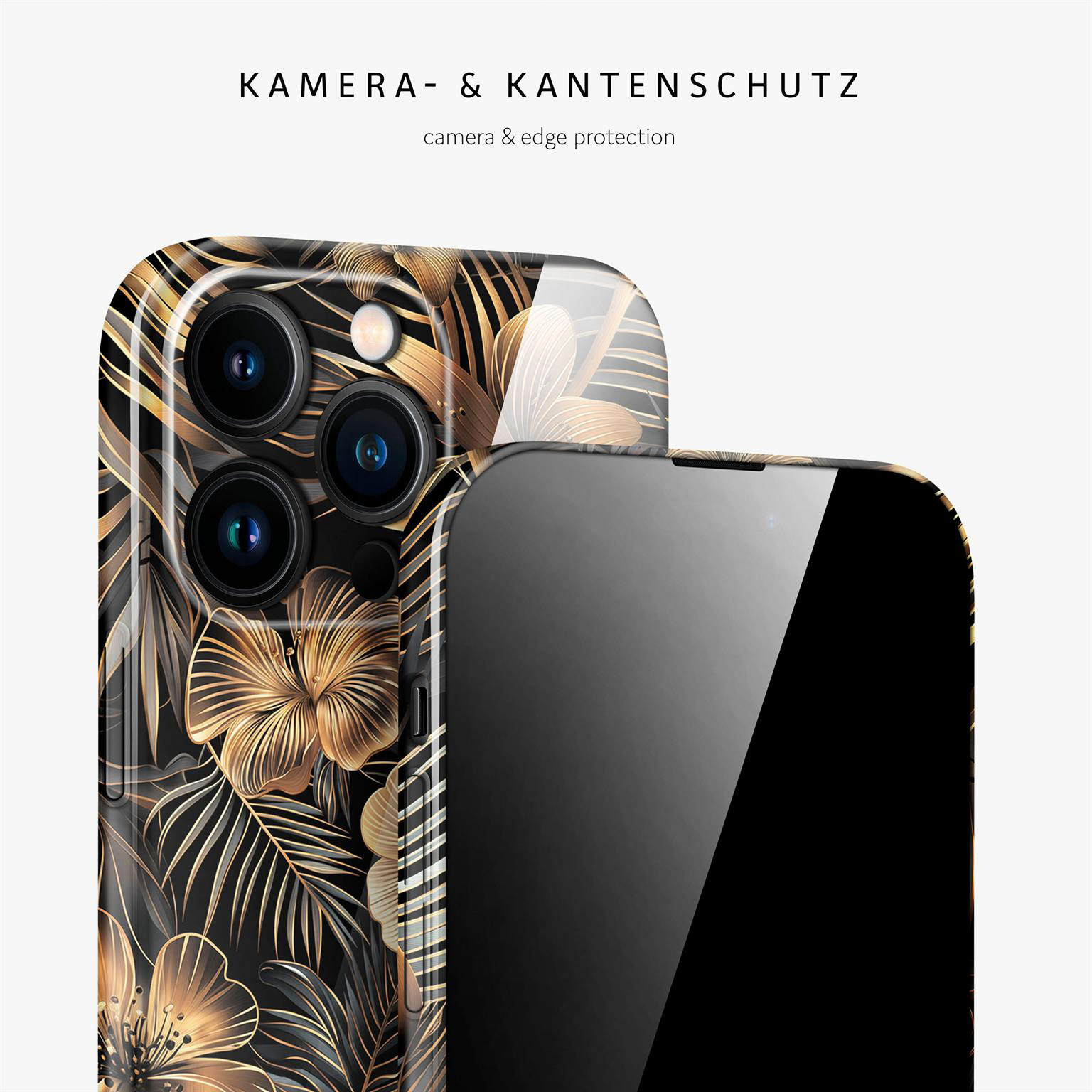 ONEFLOW Flower Cover iPhone 15 Pro Max Hülle mit Blumen Design – Produktbild 2