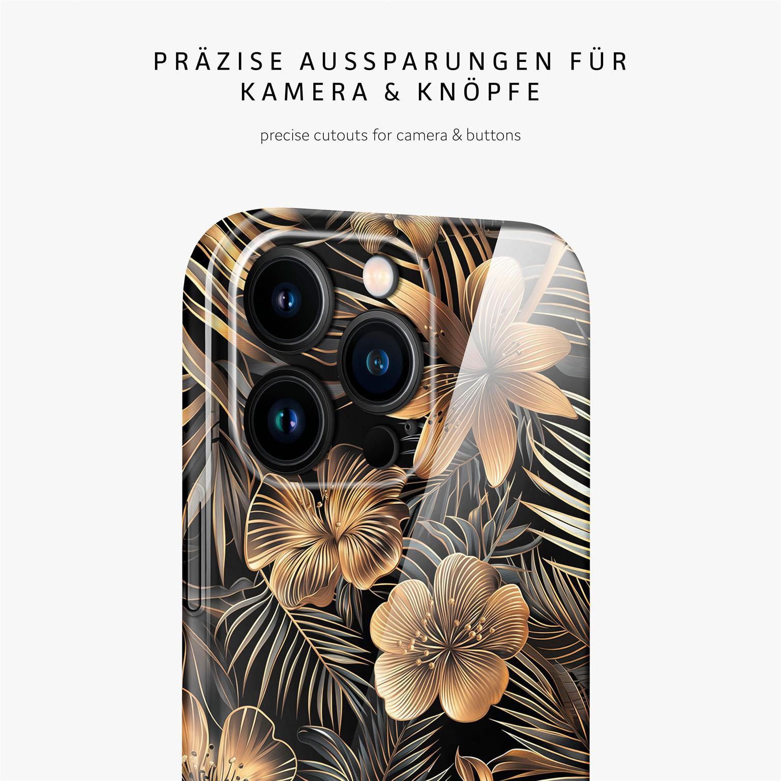ONEFLOW Flower Cover iPhone 15 Pro Max Hülle mit Blumen Design – Produktbild 7