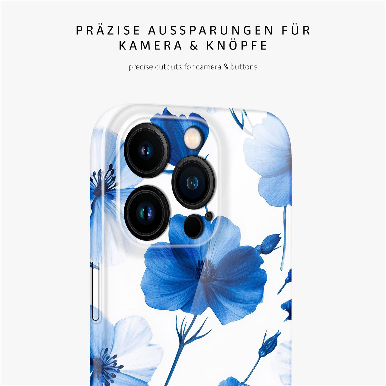 ONEFLOW Flower Cover iPhone 15 Pro Hülle mit Blumen Design – Produktbild 7