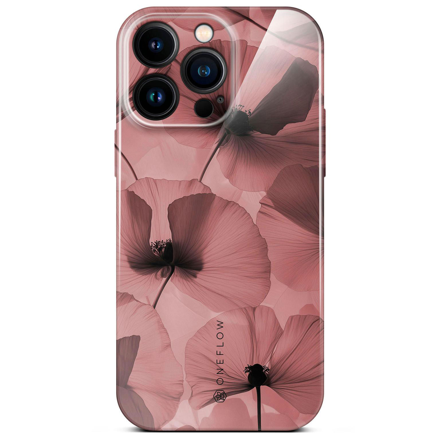 ONEFLOW Flower Cover iPhone 15 Pro Hülle mit Blumen Design – Produktbild 1
