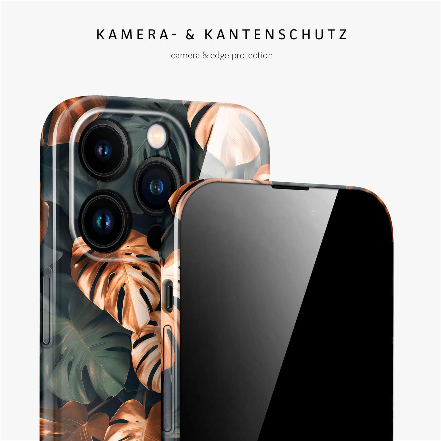 ONEFLOW Flower Cover iPhone 15 Pro Hülle mit Blumen Design – Produktbild 2