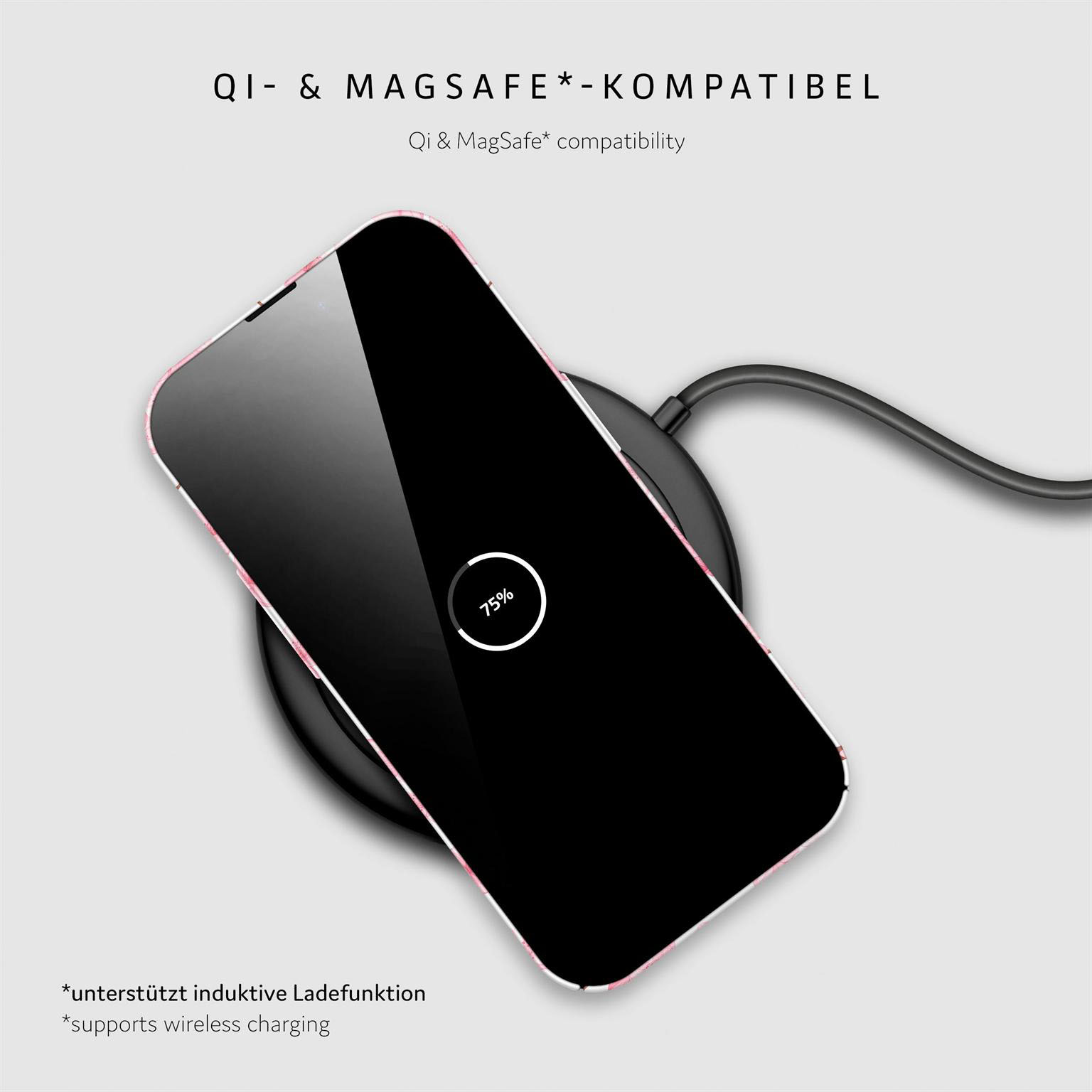 ONEFLOW Flower Cover iPhone 15 Pro Hülle mit Blumen Design – Produktbild 6