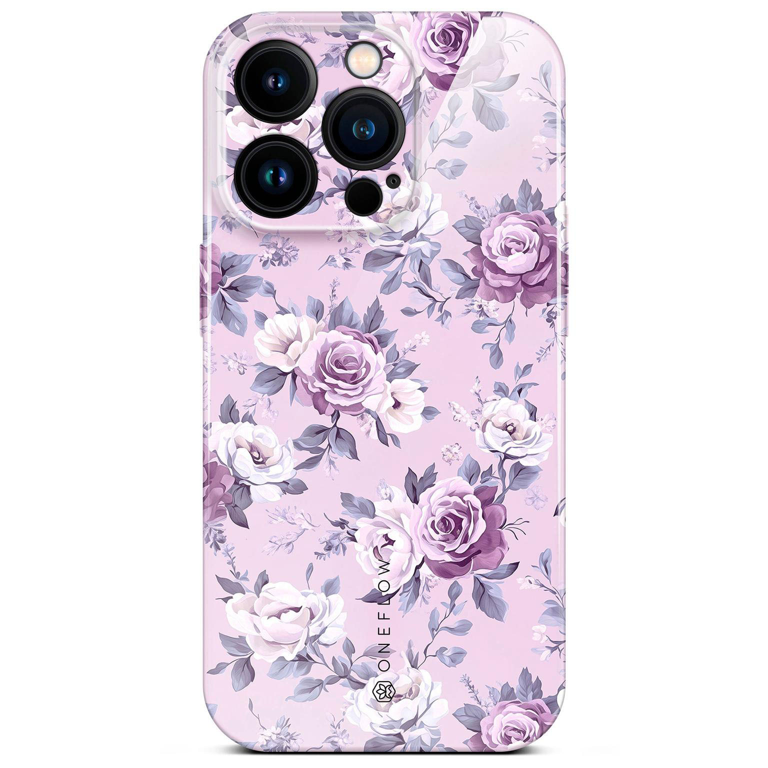 ONEFLOW Flower Cover iPhone 15 Pro Hülle mit Blumen Design – Produktbild 1
