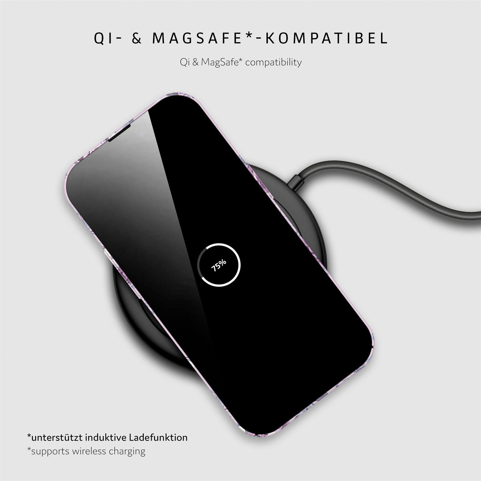ONEFLOW Flower Cover iPhone 15 Pro Hülle mit Blumen Design – Produktbild 6