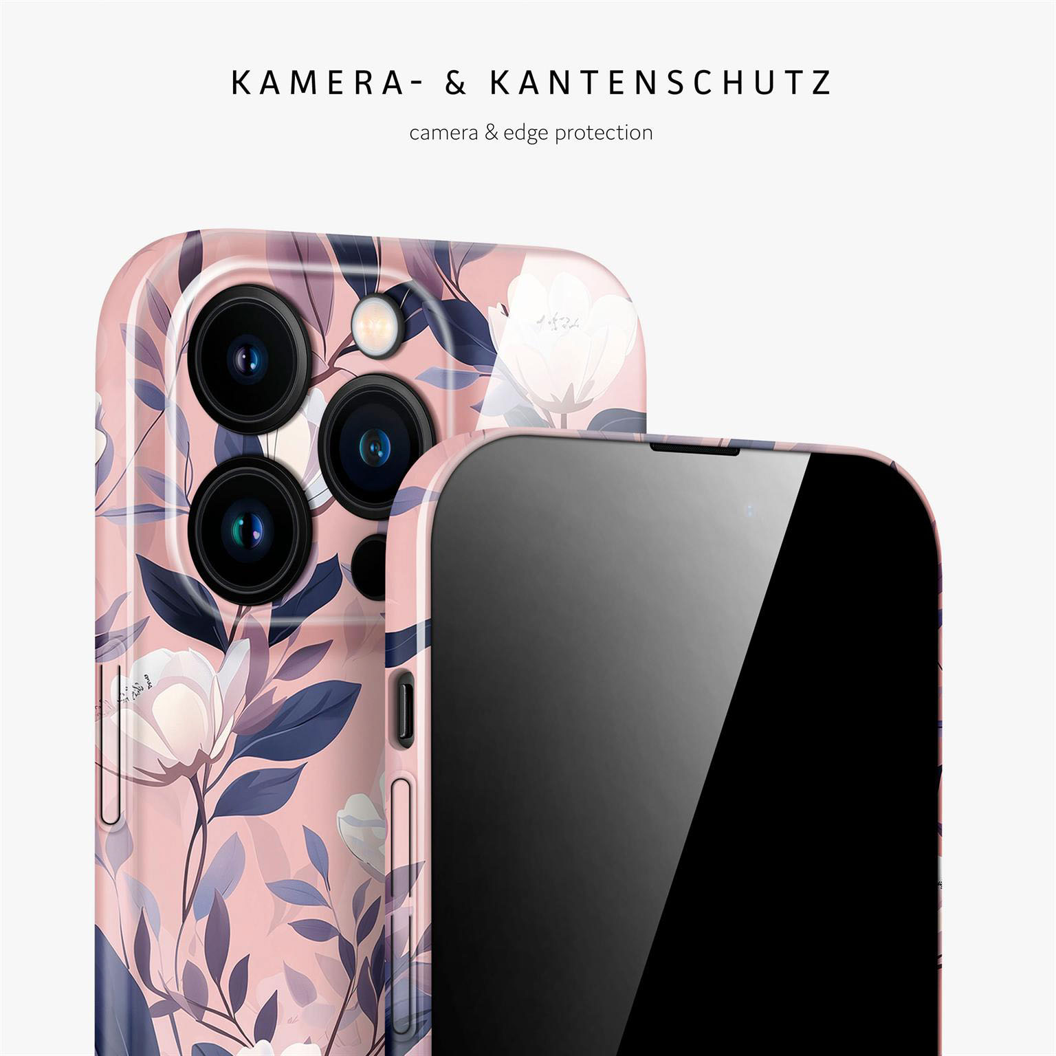 ONEFLOW Flower Cover iPhone 15 Pro Hülle mit Blumen Design – Produktbild 2