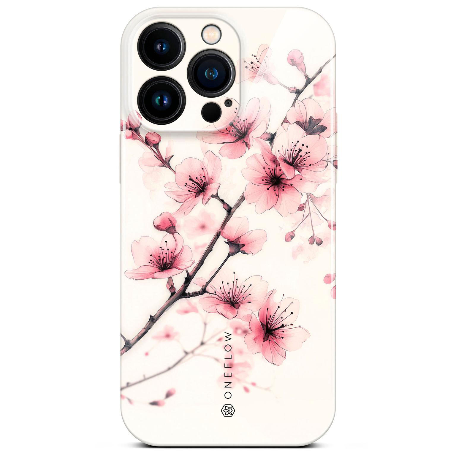 ONEFLOW Flower Cover iPhone 15 Pro Hülle mit Blumen Design – Produktbild 1