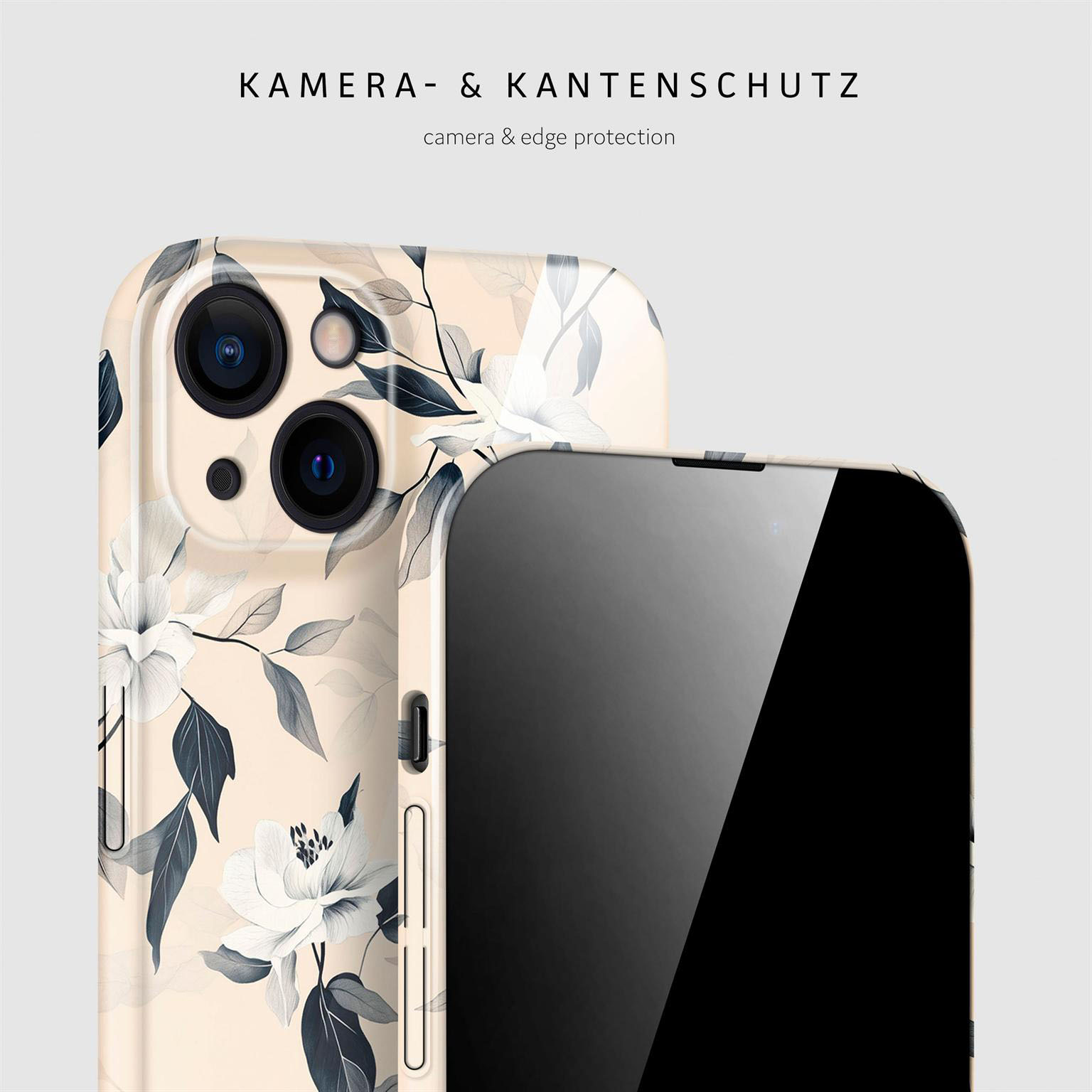 ONEFLOW Flower Cover iPhone 15 Hülle mit Blumen Design – Produktbild 2