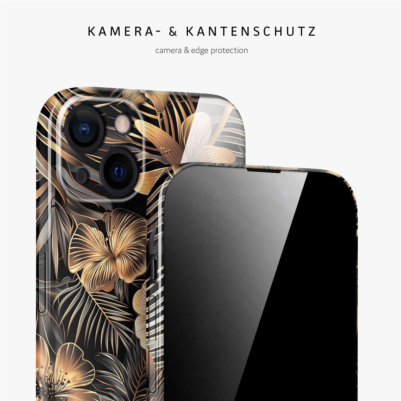 ONEFLOW Flower Cover iPhone 15 Hülle mit Blumen Design – Produktbild 2