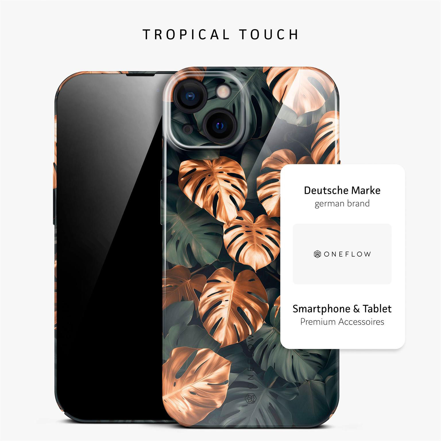 ONEFLOW Flower Cover iPhone 15 Hülle mit Blumen Design – Produktbild 4