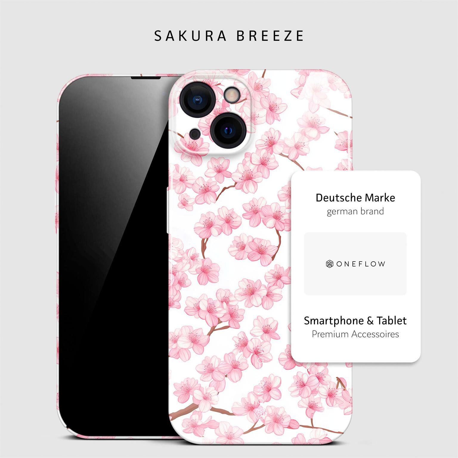 ONEFLOW Flower Cover iPhone 15 Hülle mit Blumen Design – Produktbild 4
