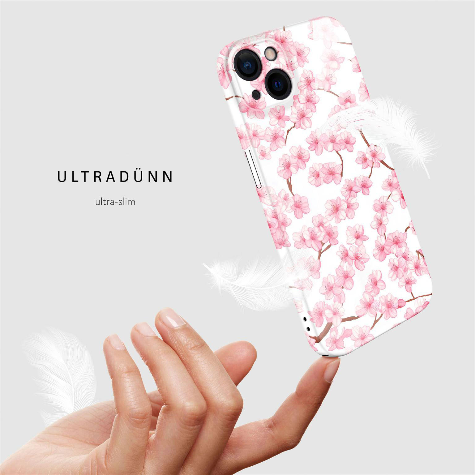 ONEFLOW Flower Cover iPhone 15 Hülle mit Blumen Design – Produktbild 5