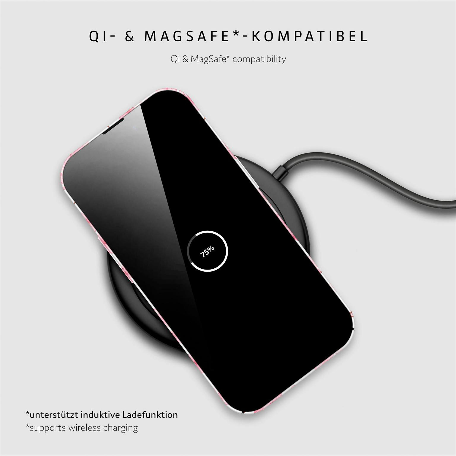 ONEFLOW Flower Cover iPhone 15 Hülle mit Blumen Design – Produktbild 6