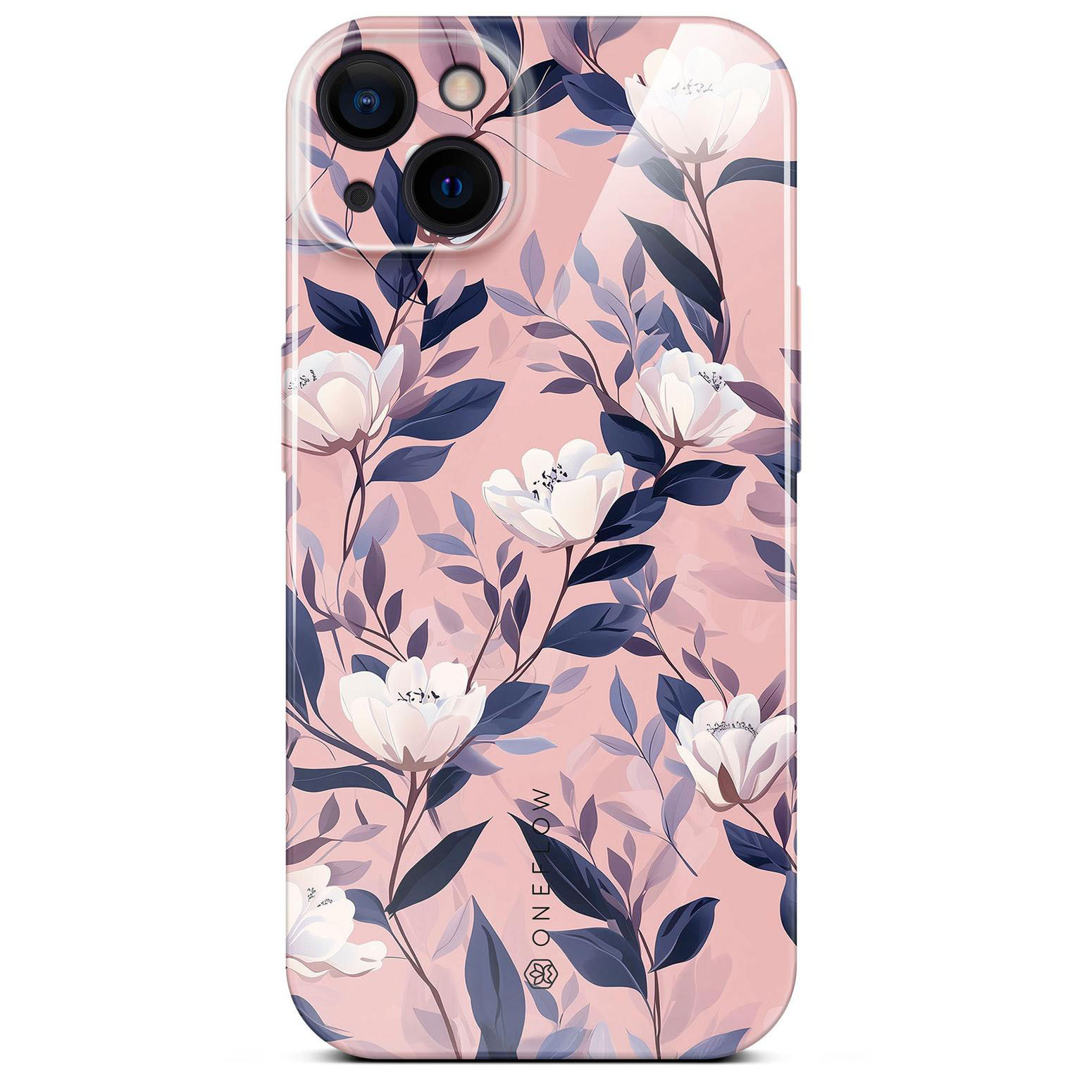 ONEFLOW Flower Cover iPhone 15 Hülle mit Blumen Design – Produktbild 1