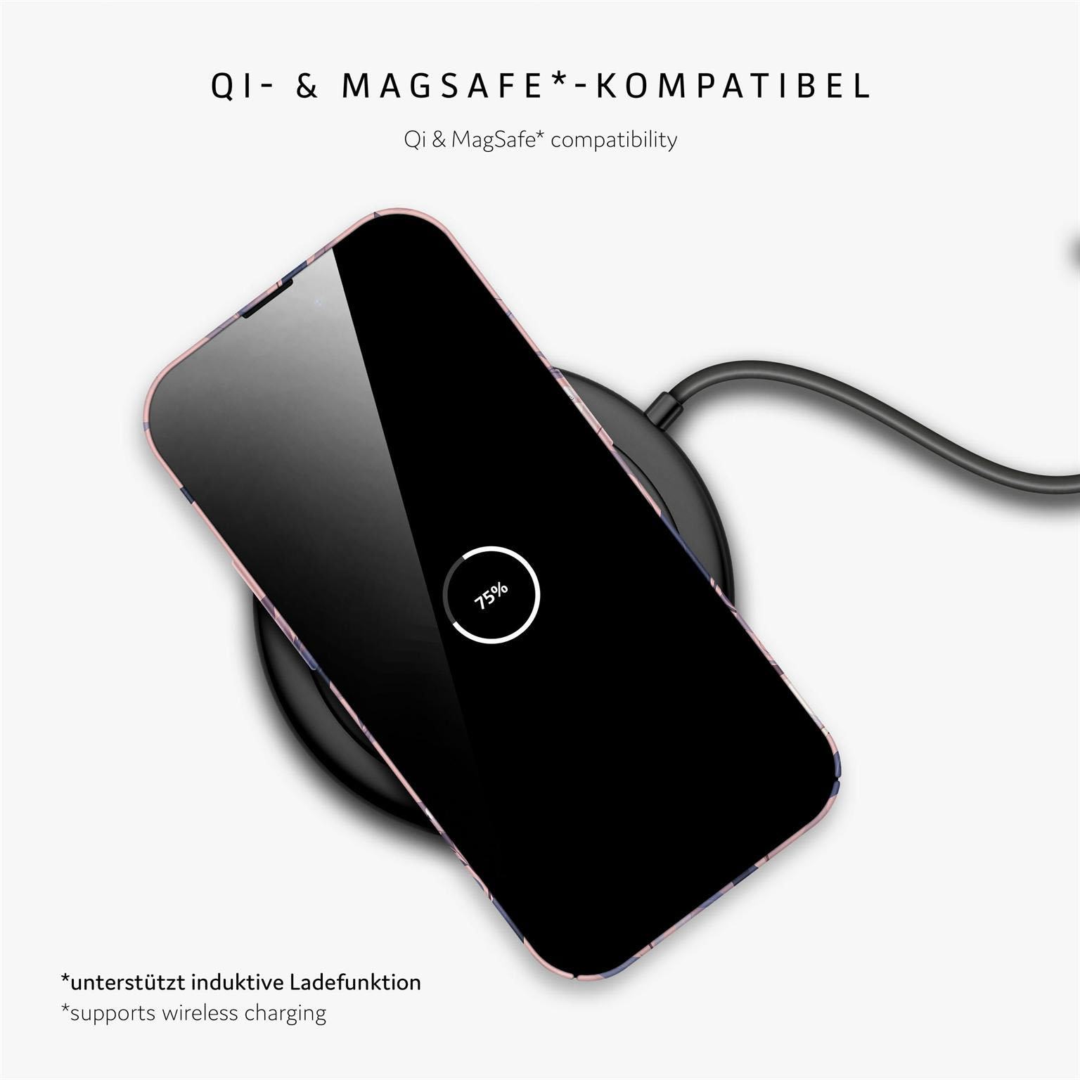 ONEFLOW Flower Cover iPhone 15 Hülle mit Blumen Design – Produktbild 6