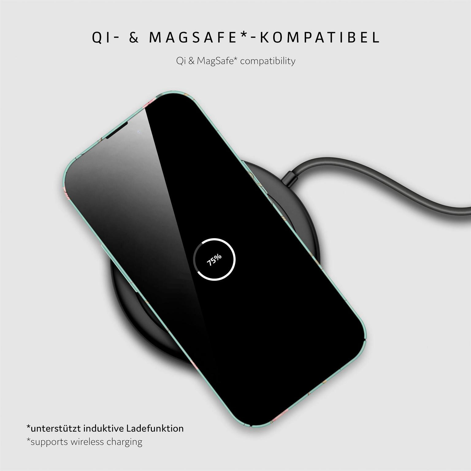 ONEFLOW Flower Cover iPhone 15 Hülle mit Blumen Design – Produktbild 6