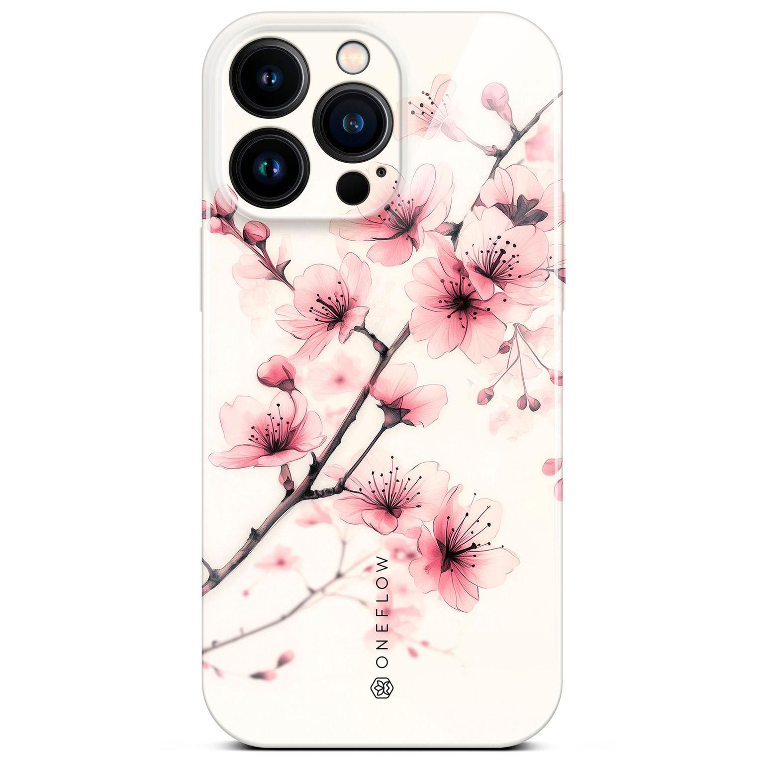 ONEFLOW Flower Cover iPhone 16 Pro Max Hülle mit Blumen Design – Produktbild 1