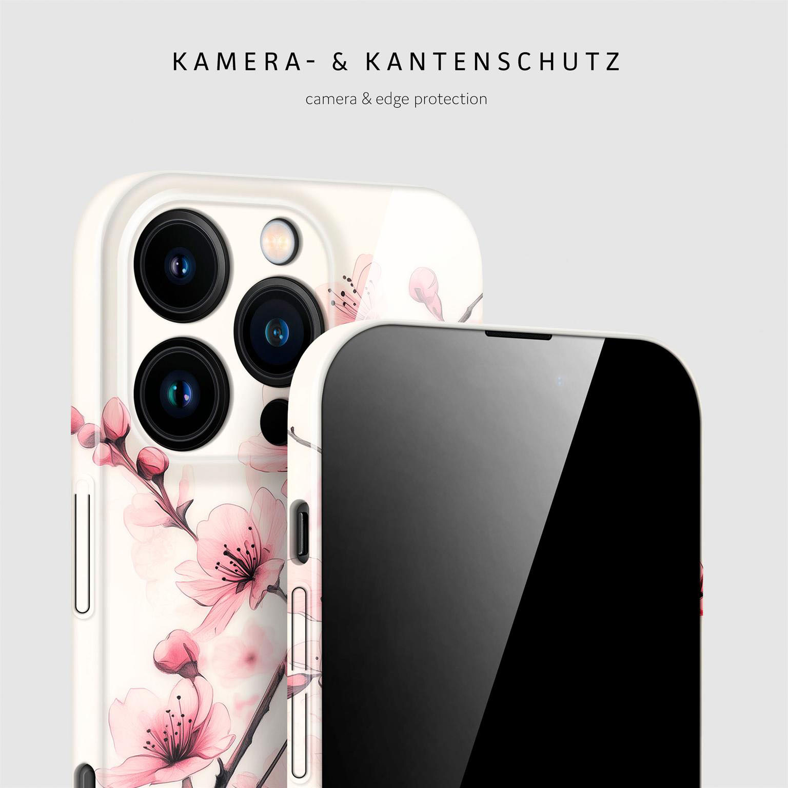 ONEFLOW Flower Cover iPhone 16 Pro Hülle mit Blumen Design – Produktbild 2