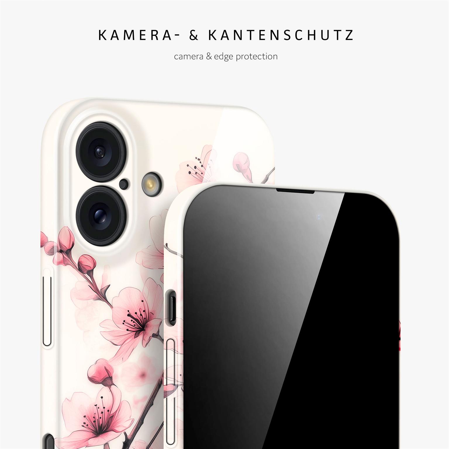 ONEFLOW Flower Cover iPhone 16 Hülle mit Blumen Design – Produktbild 2