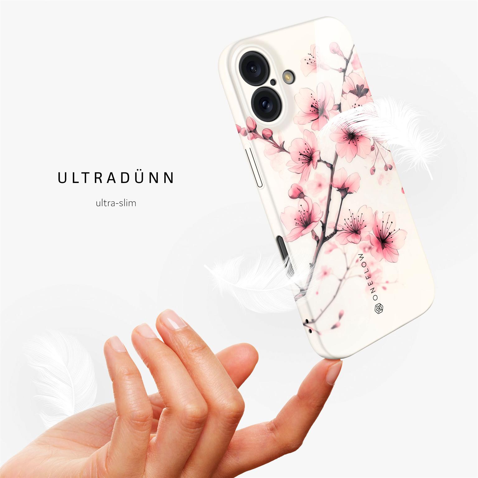 ONEFLOW Flower Cover iPhone 16 Hülle mit Blumen Design – Produktbild 5