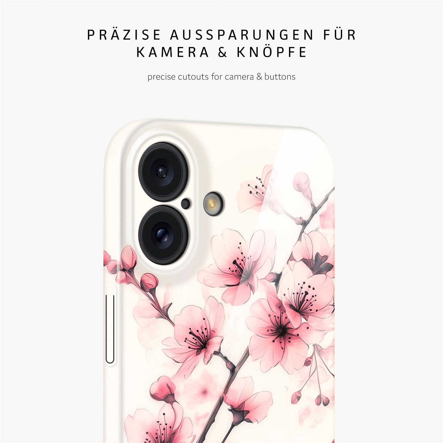 ONEFLOW Flower Cover iPhone 16 Hülle mit Blumen Design – Produktbild 7