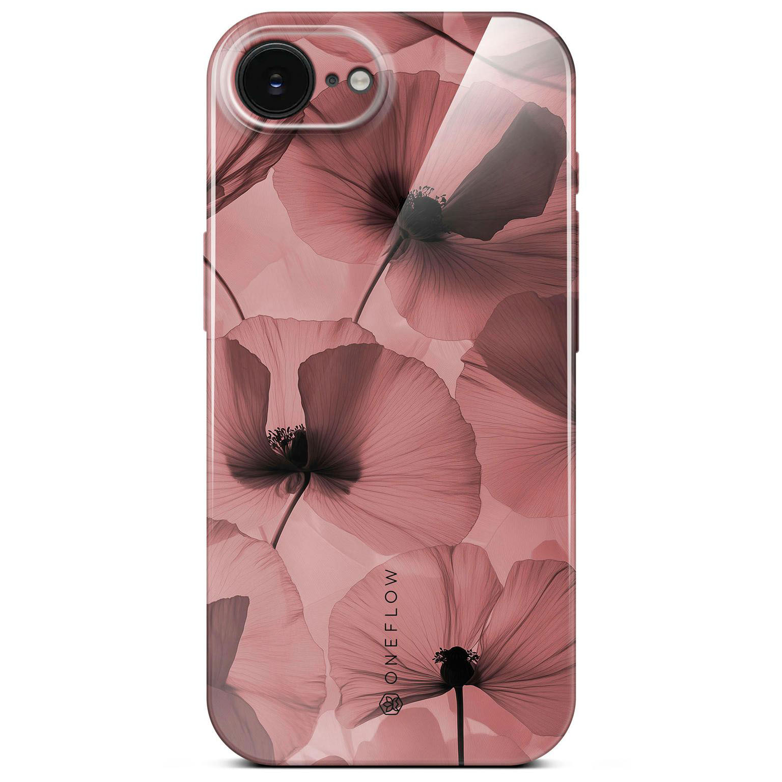 ONEFLOW Flower Cover iPhone 16e Blumen Muster Hülle mit Blumen Design – Produktbild 1