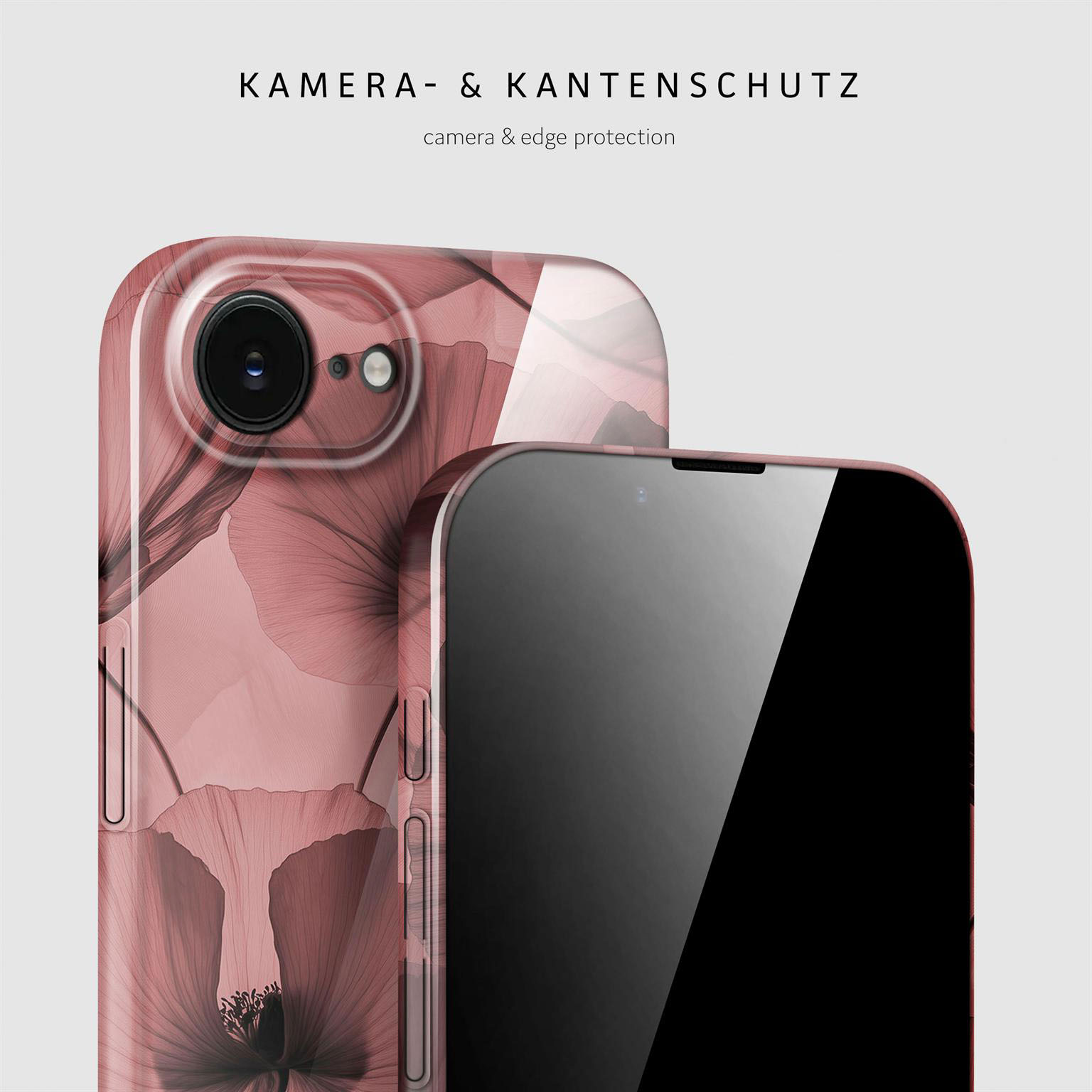 ONEFLOW Flower Cover iPhone 16e Blumen Muster Hülle mit Blumen Design – Produktbild 2