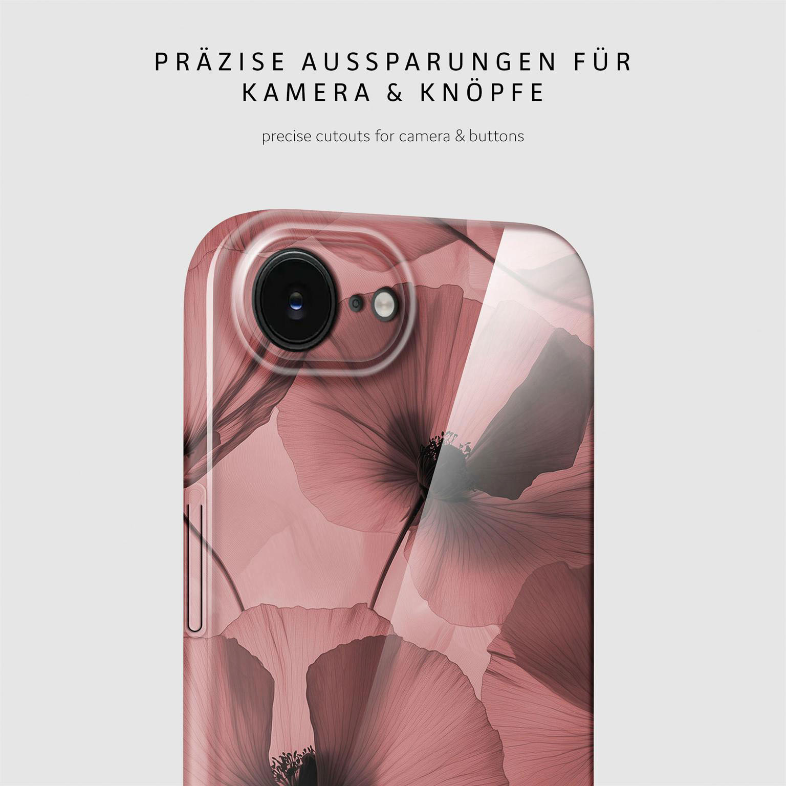 ONEFLOW Flower Cover iPhone 16e Blumen Muster Hülle mit Blumen Design – Produktbild 7