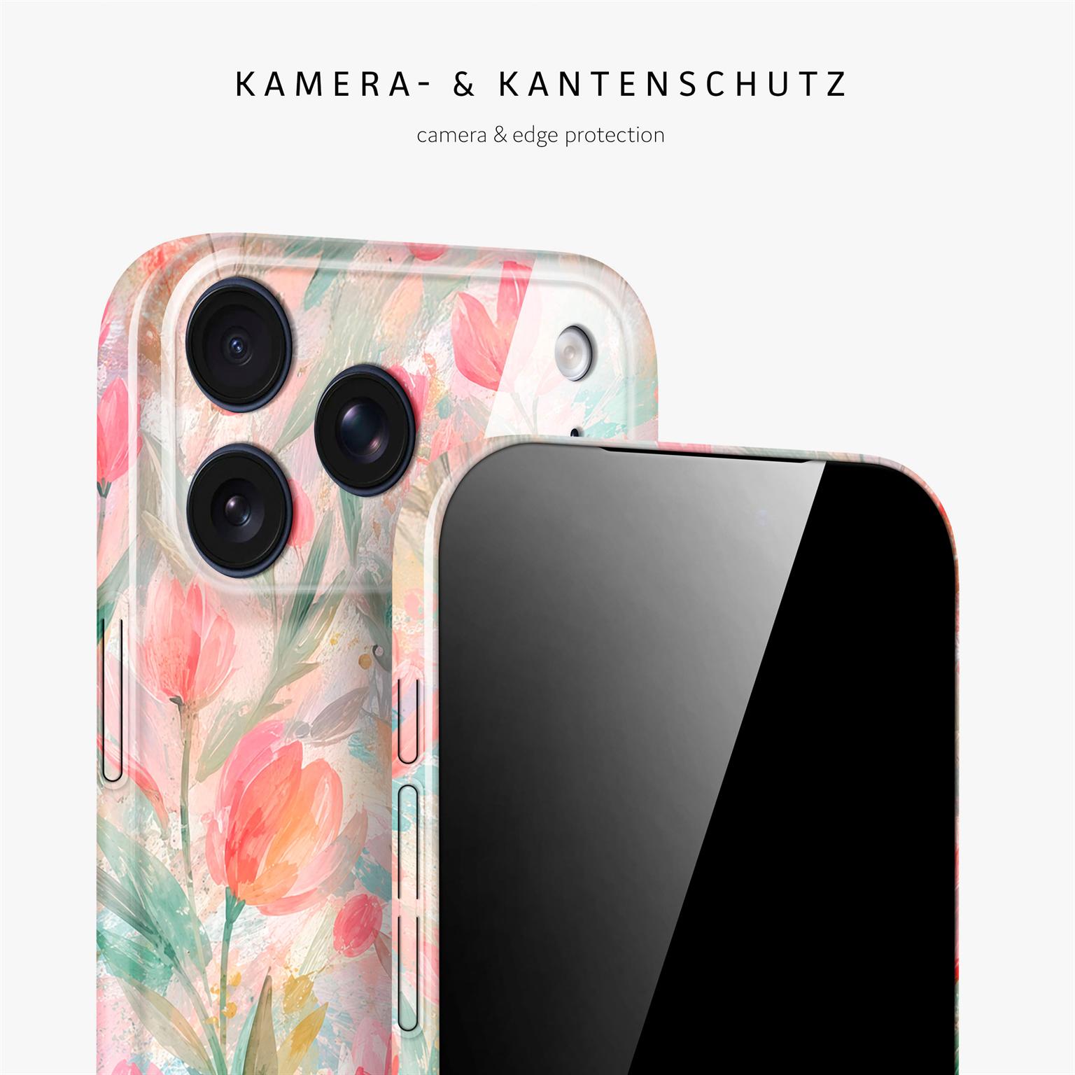 ONEFLOW Flower Cover iPhone 17 Pro Max Blumen Muster Hülle mit Blumen Design – Produktbild 2
