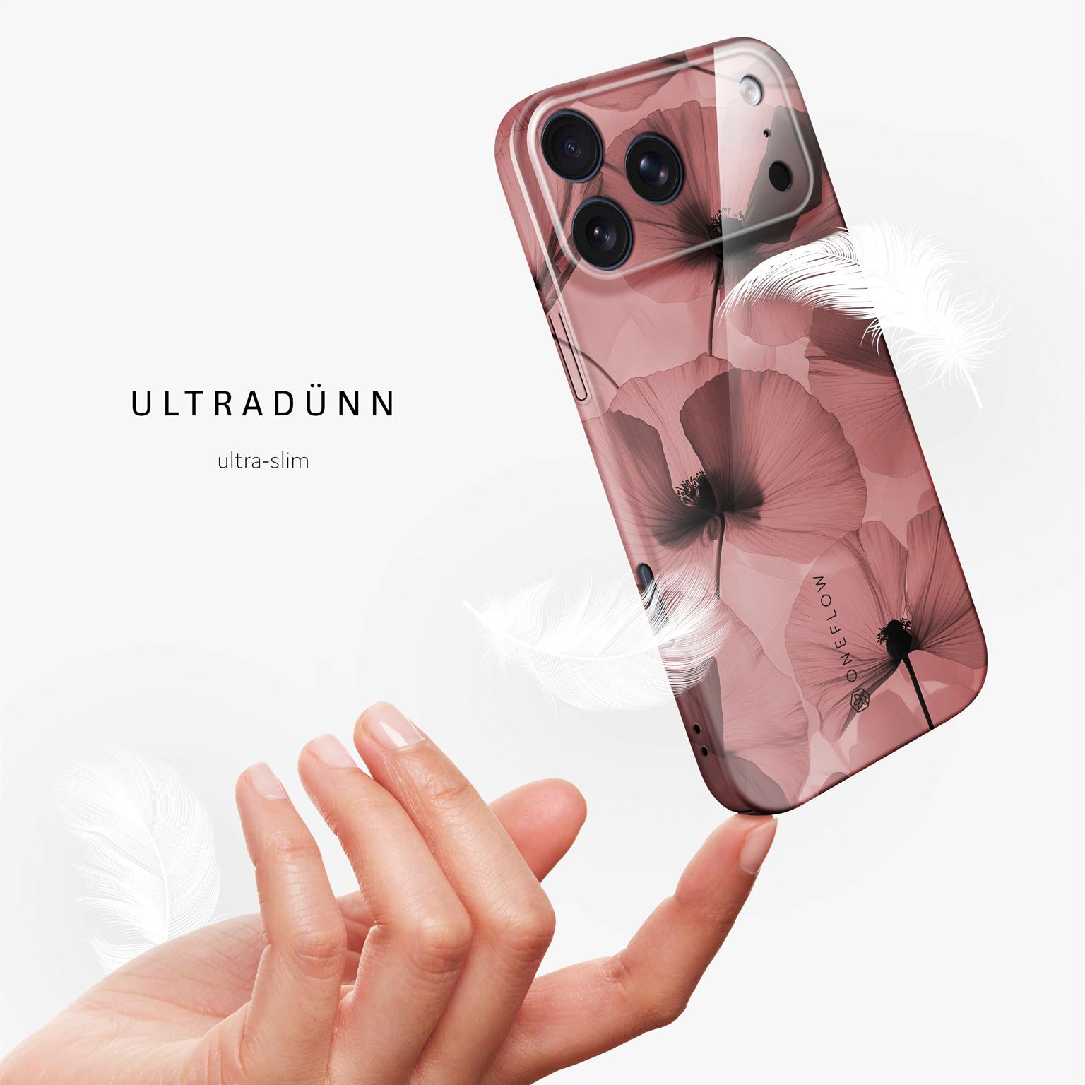 ONEFLOW Flower Cover iPhone 17 Pro Max Blumen Muster Hülle mit Blumen Design – Produktbild 5