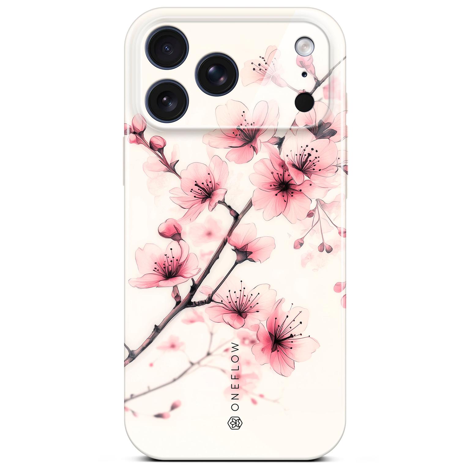 ONEFLOW Flower Cover iPhone 17 Pro Max Blumen Muster Hülle mit Blumen Design – Produktbild 1
