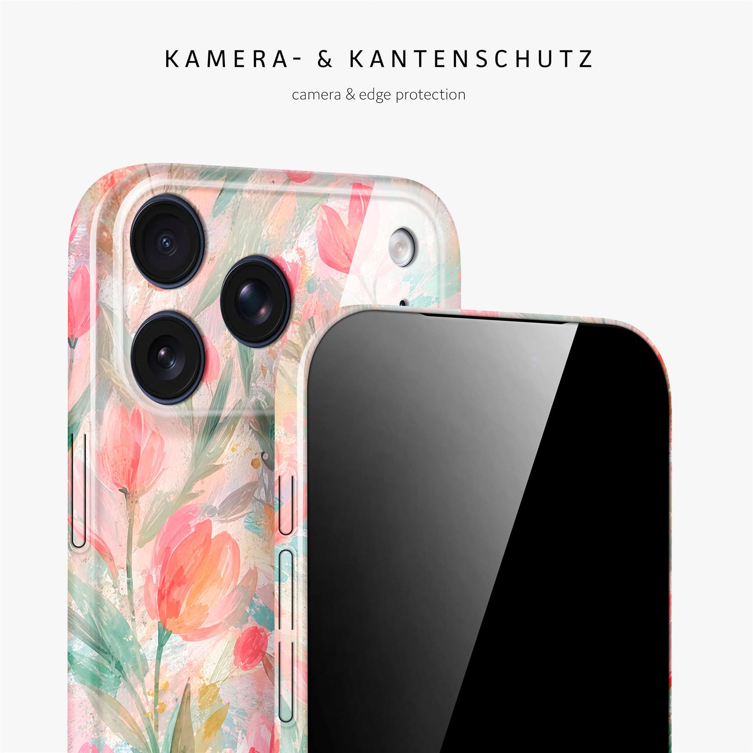 ONEFLOW Flower Cover iPhone 17 Pro Blumen Muster Hülle mit Blumen Design – Produktbild 2