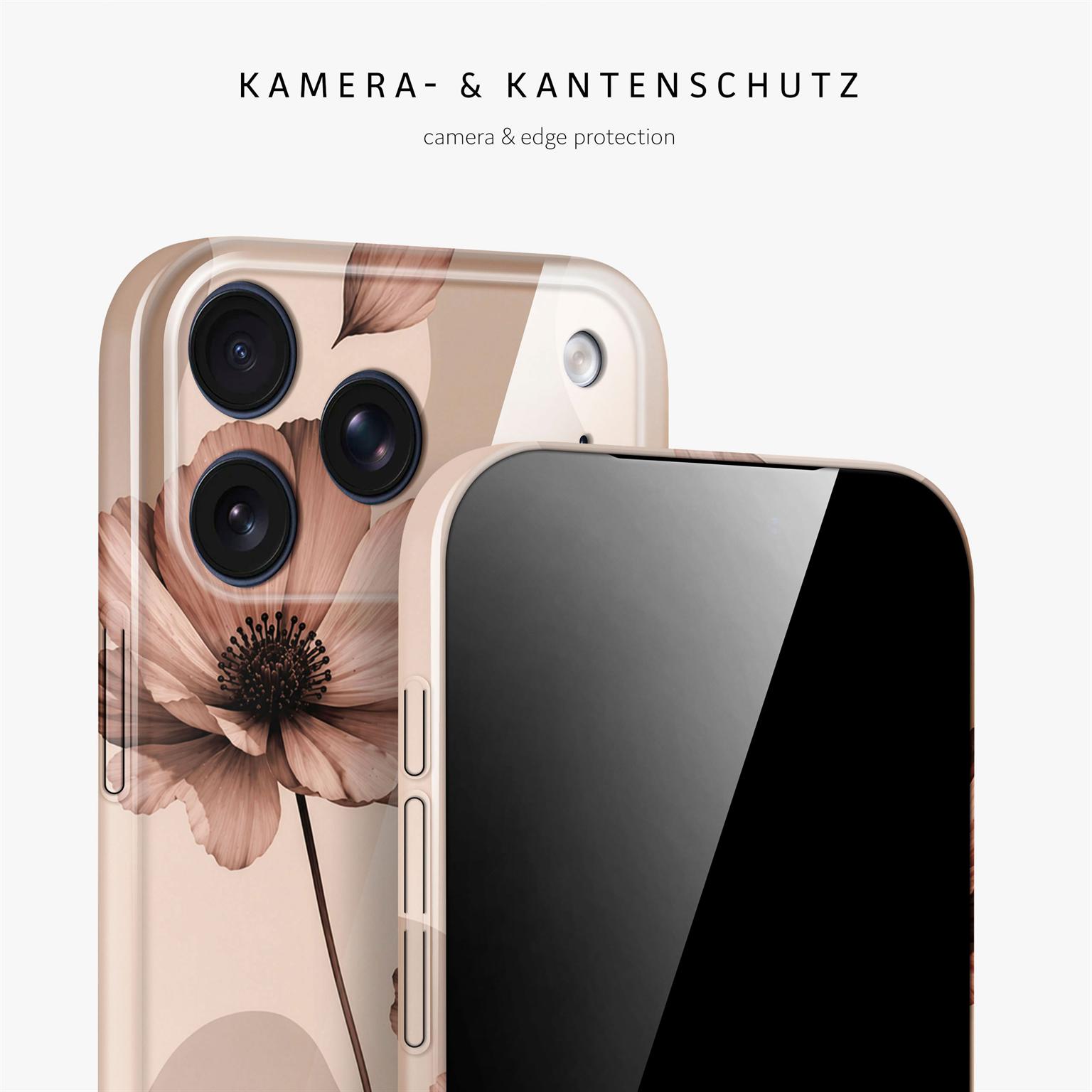 ONEFLOW Flower Cover iPhone 18 Pro Max Blumen Muster Hülle mit Blumen Design – Produktbild 2