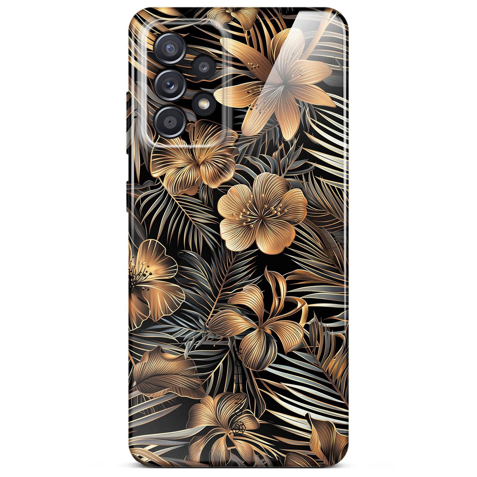 ONEFLOW Flower Cover Samsung Galaxy A52 Hülle mit Blumen Design – Produktbild 1