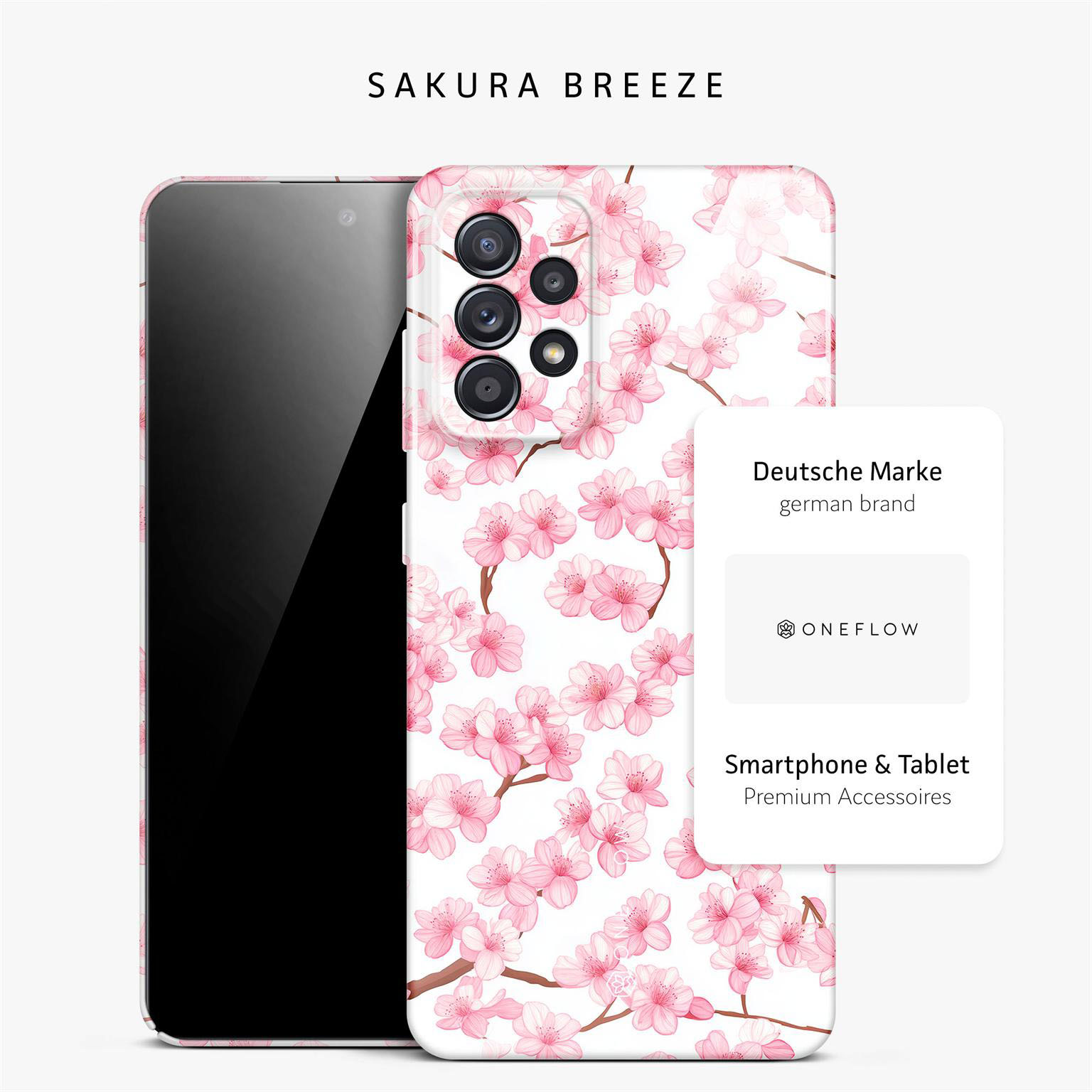 ONEFLOW Flower Cover Samsung Galaxy A52 Hülle mit Blumen Design – Produktbild 4
