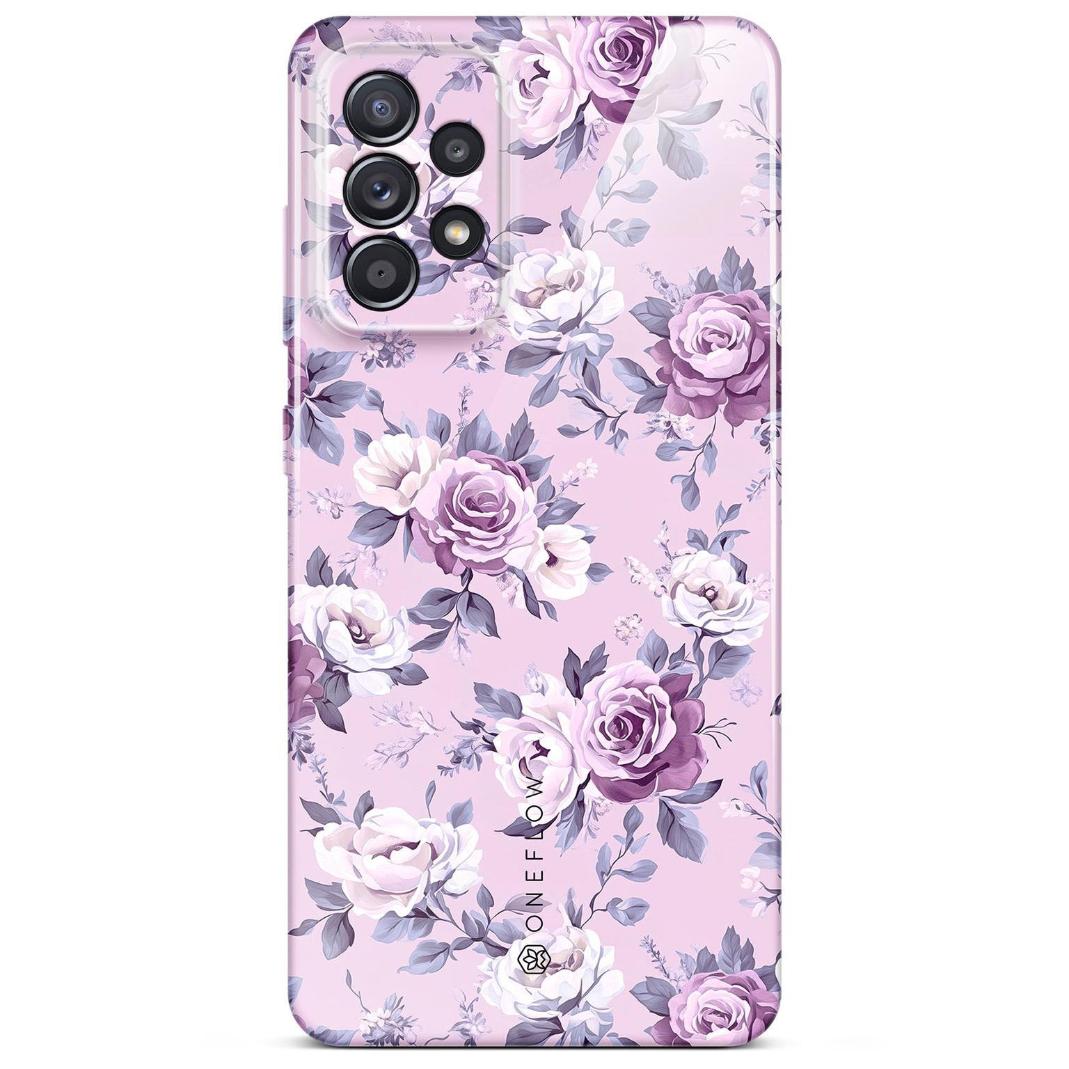 ONEFLOW Flower Cover Samsung Galaxy A52 Hülle mit Blumen Design – Produktbild 1
