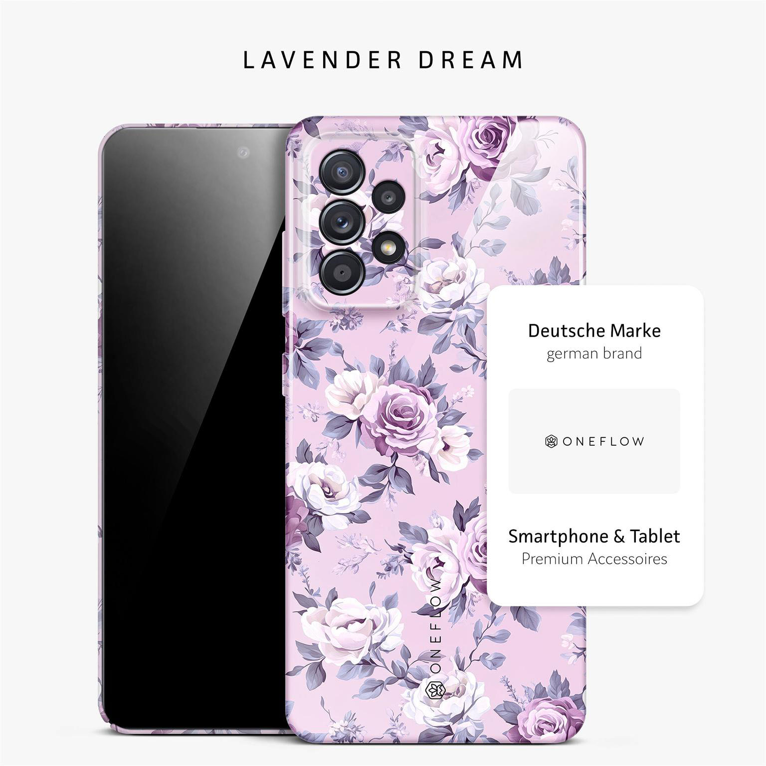 ONEFLOW Flower Cover Samsung Galaxy A52 Hülle mit Blumen Design – Produktbild 4