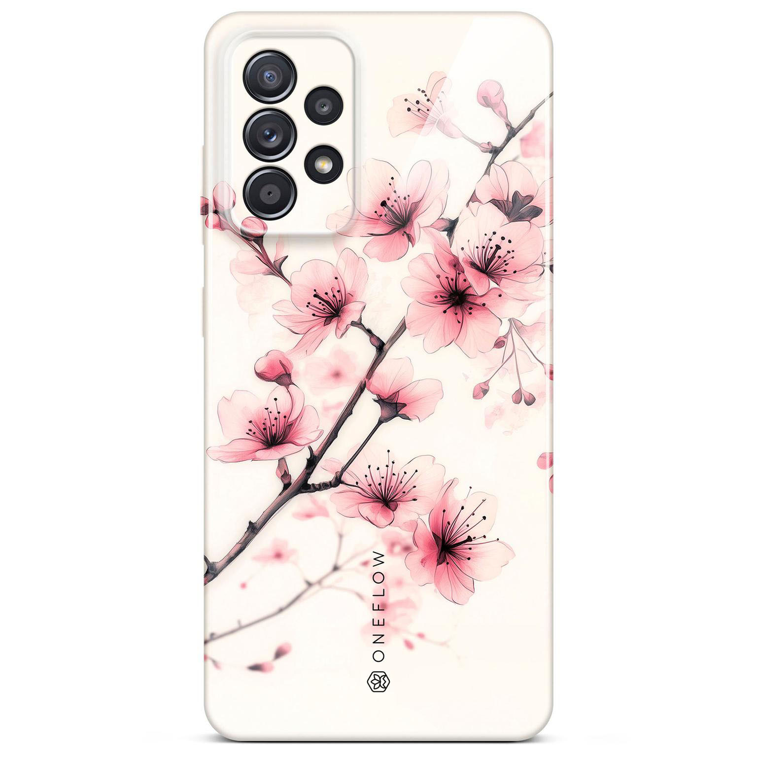 ONEFLOW Flower Cover Samsung Galaxy A52s 5G Hülle mit Blumen Design – Produktbild 1