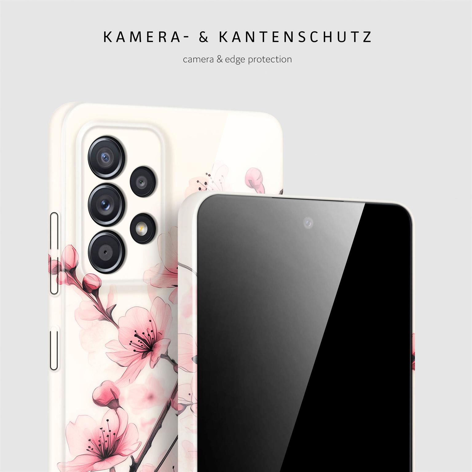 ONEFLOW Flower Cover Samsung Galaxy A52s 5G Hülle mit Blumen Design – Produktbild 2