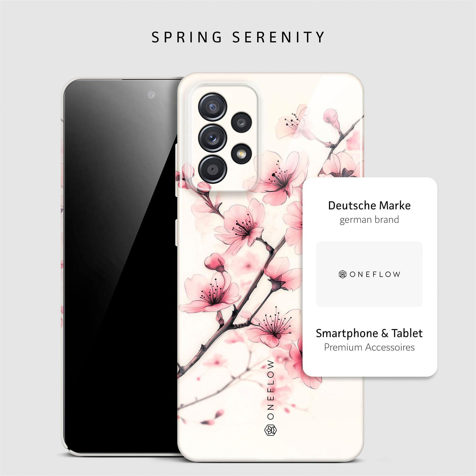 ONEFLOW Flower Cover Samsung Galaxy A52s 5G Hülle mit Blumen Design – Produktbild 4