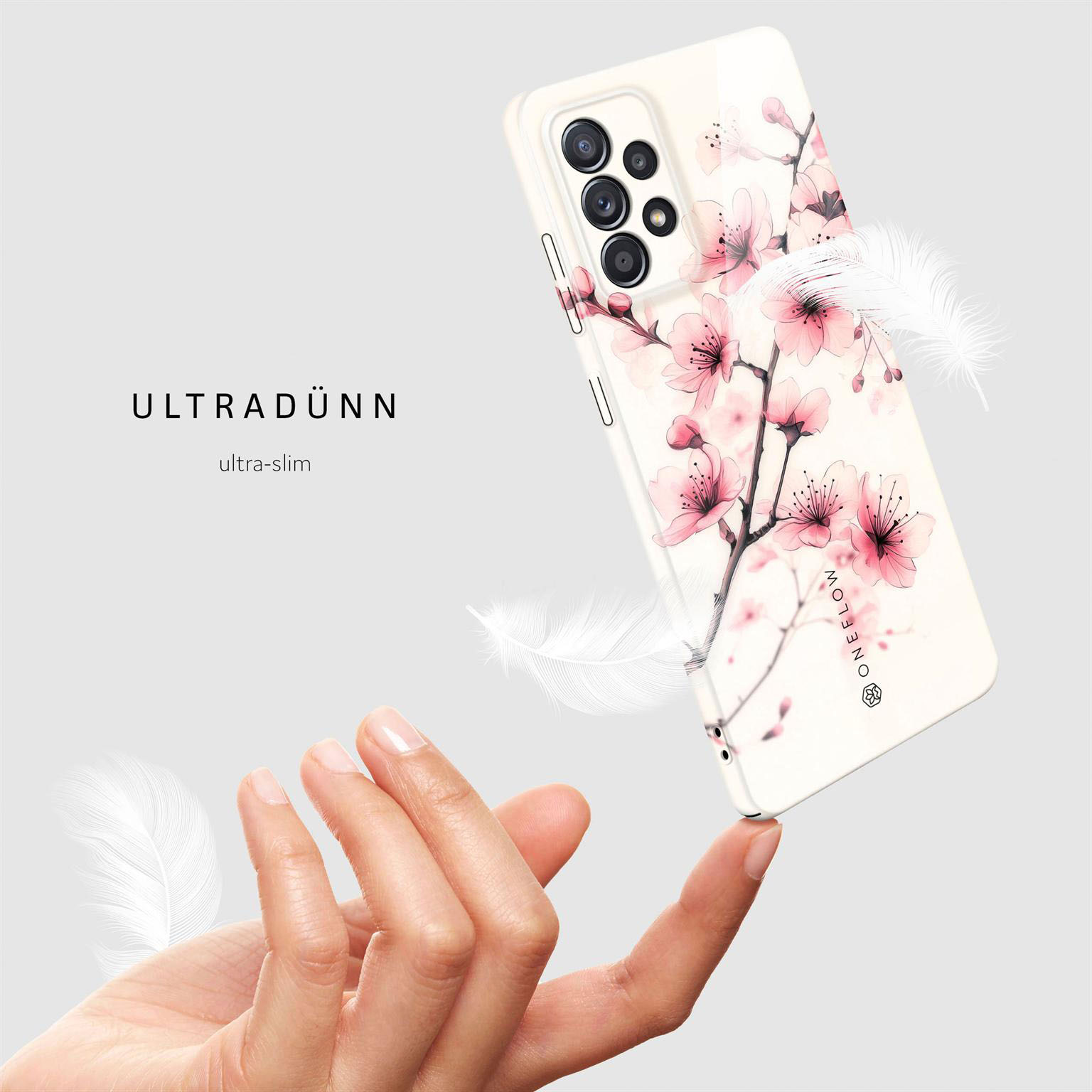 ONEFLOW Flower Cover Samsung Galaxy A52s 5G Hülle mit Blumen Design – Produktbild 5