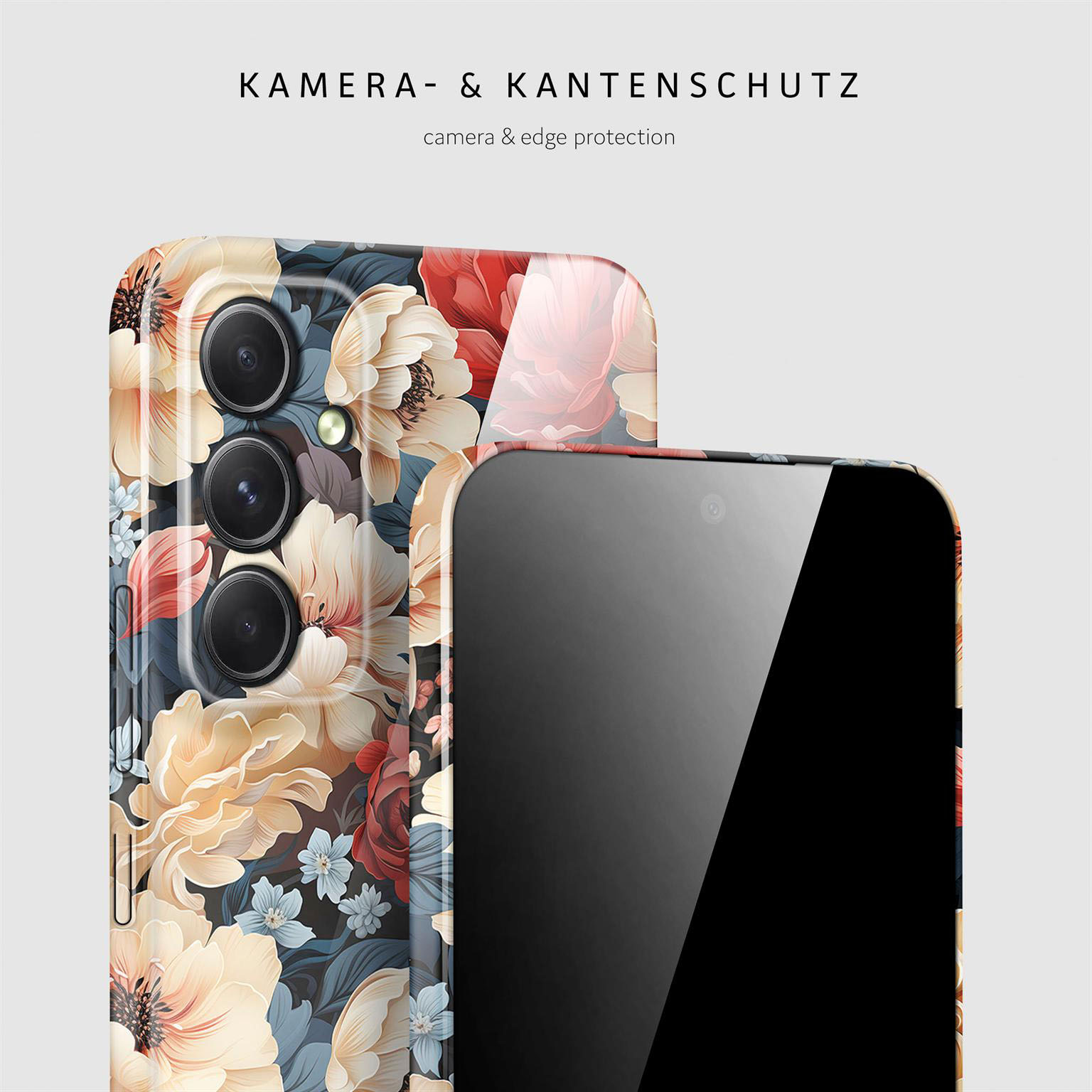 ONEFLOW Flower Cover Samsung Galaxy A54 5G Hülle mit Blumen Design – Produktbild 2