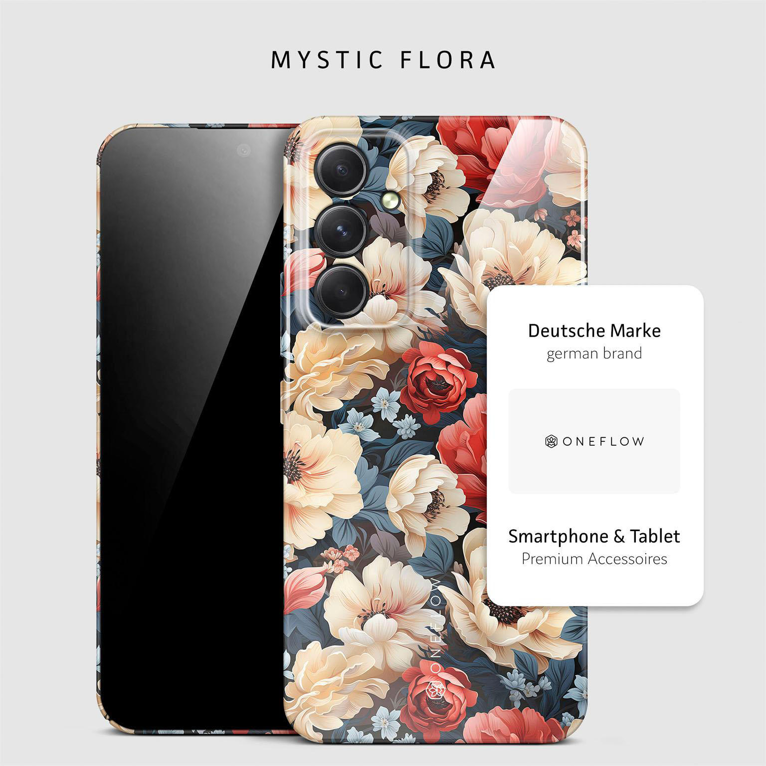 ONEFLOW Flower Cover Samsung Galaxy A54 5G Hülle mit Blumen Design – Produktbild 4