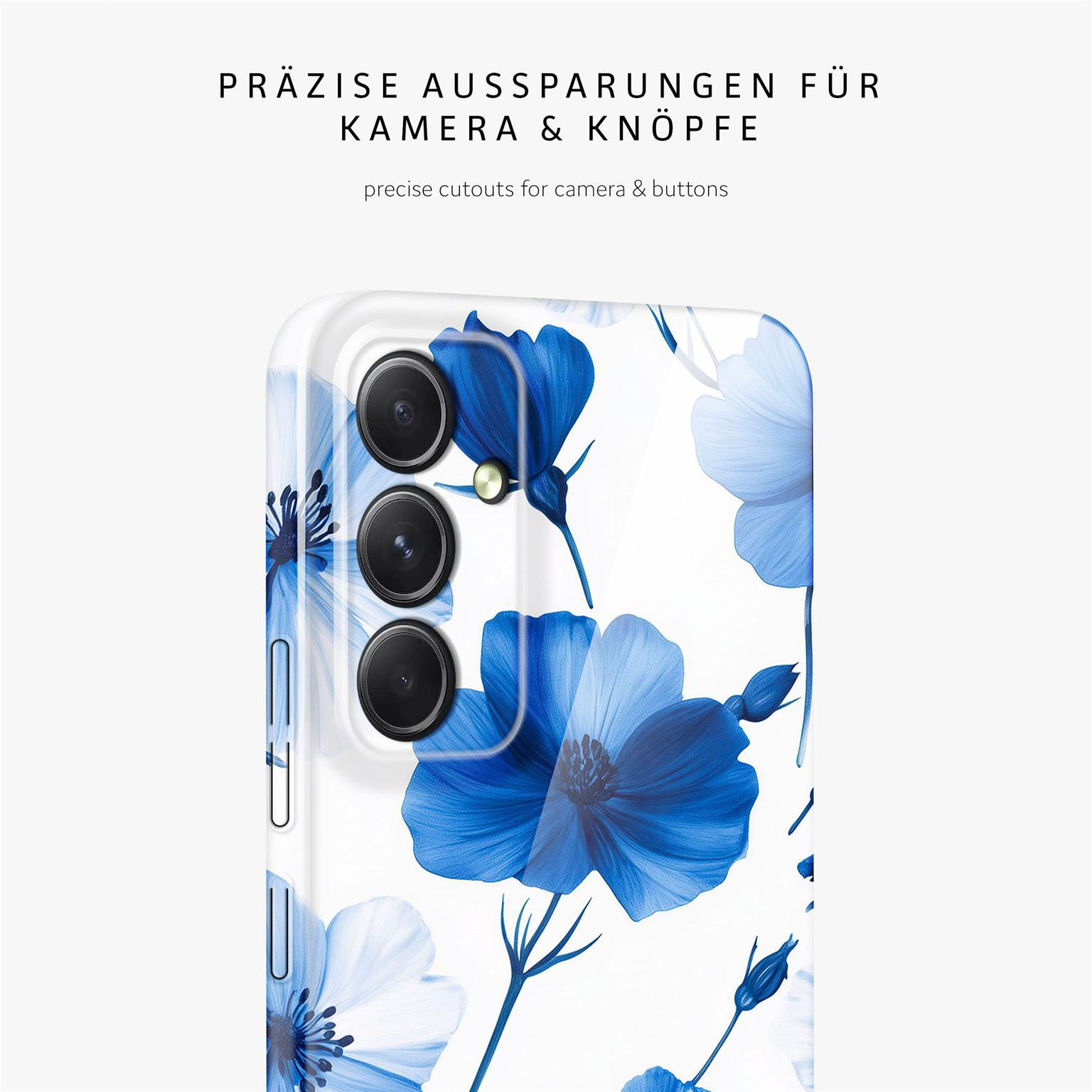 ONEFLOW Flower Cover Samsung Galaxy A54 5G Hülle mit Blumen Design – Produktbild 7