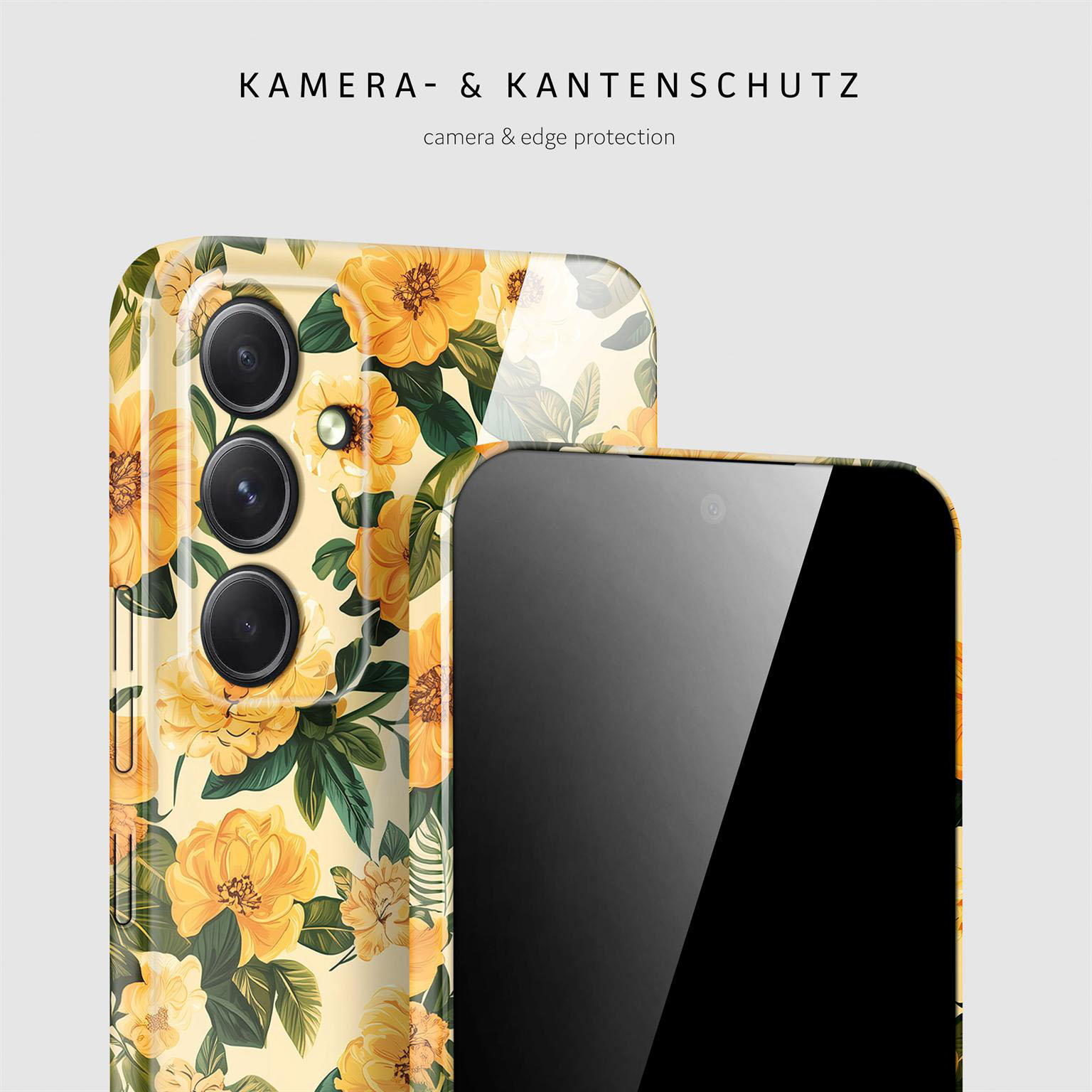 ONEFLOW Flower Cover Samsung Galaxy A54 5G Hülle mit Blumen Design – Produktbild 2