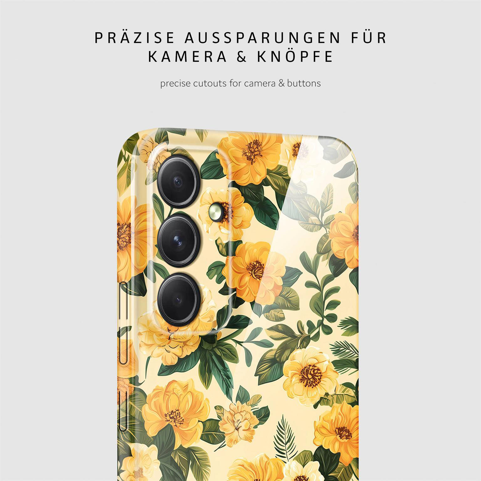 ONEFLOW Flower Cover Samsung Galaxy A54 5G Hülle mit Blumen Design – Produktbild 7