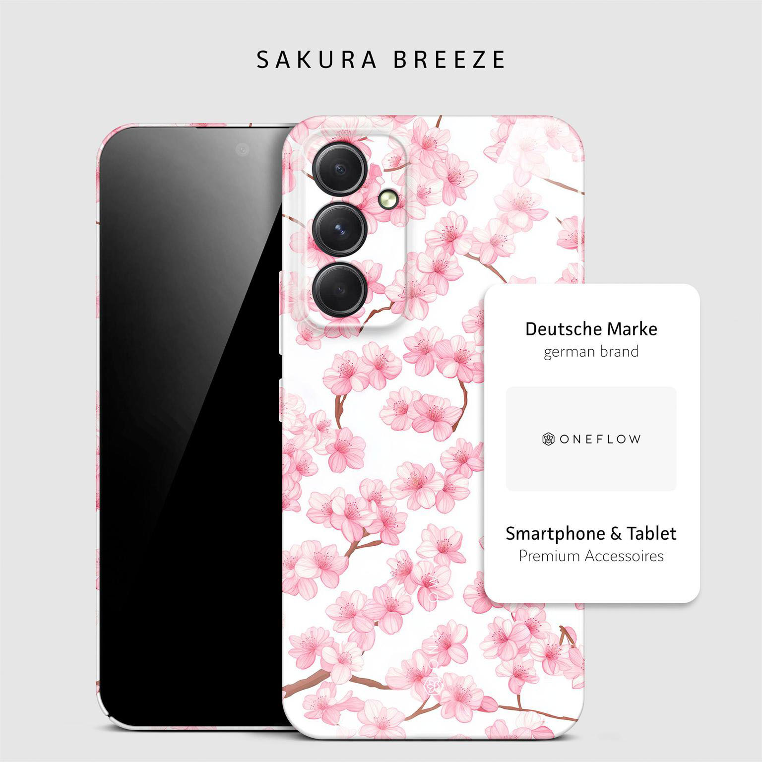 ONEFLOW Flower Cover Samsung Galaxy A54 5G Hülle mit Blumen Design – Produktbild 4