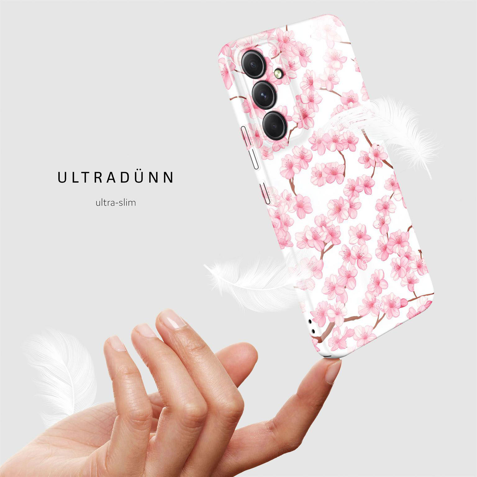 ONEFLOW Flower Cover Samsung Galaxy A54 5G Hülle mit Blumen Design – Produktbild 5