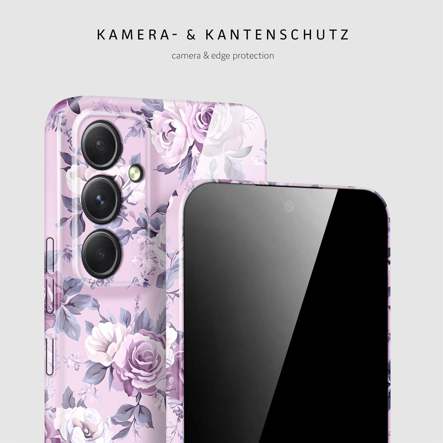 ONEFLOW Flower Cover Samsung Galaxy A54 5G Hülle mit Blumen Design – Produktbild 2