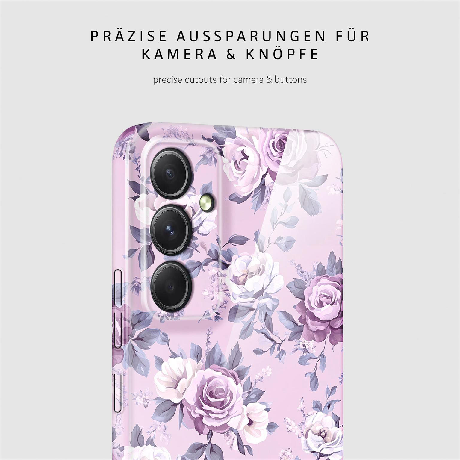 ONEFLOW Flower Cover Samsung Galaxy A54 5G Hülle mit Blumen Design – Produktbild 7