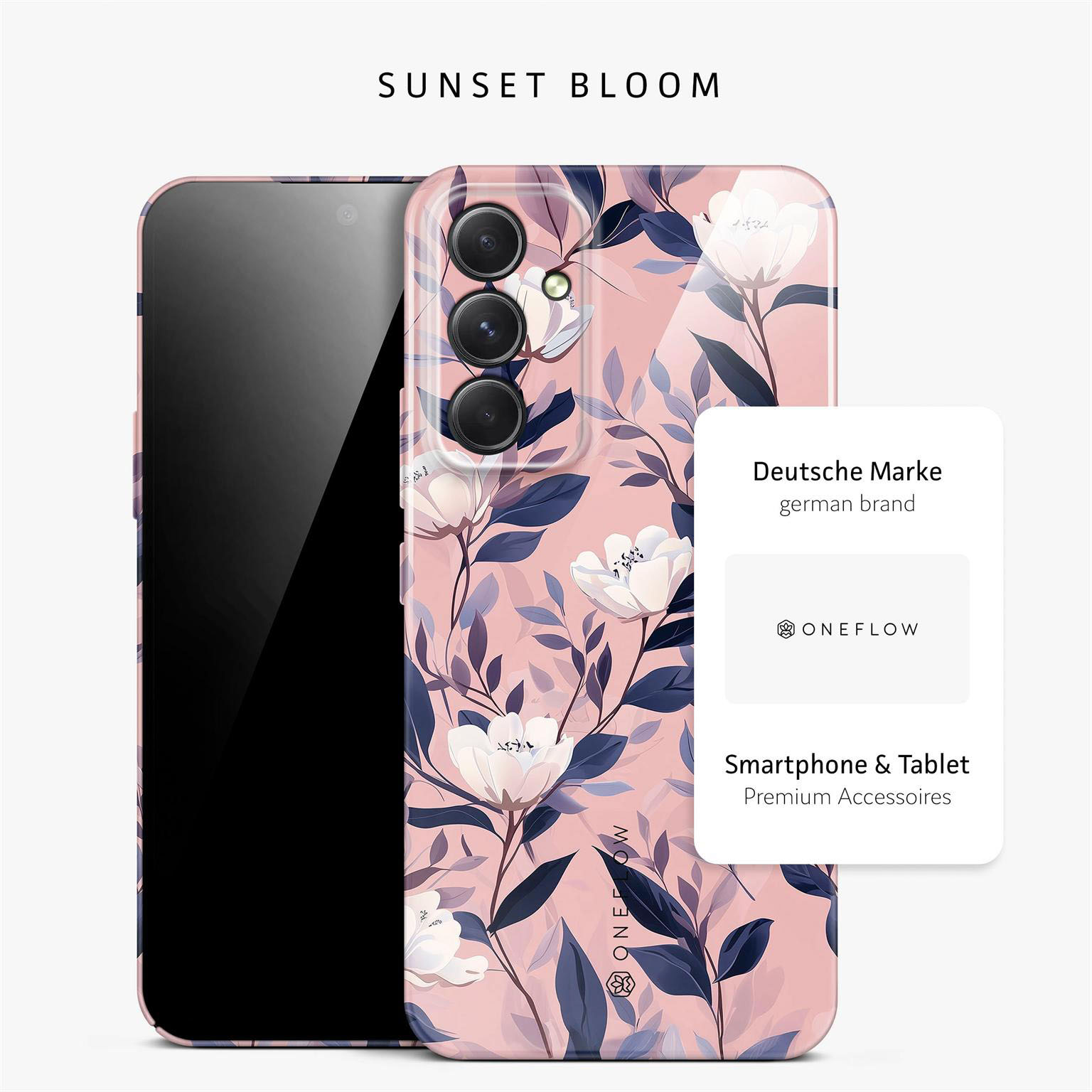 ONEFLOW Flower Cover Samsung Galaxy A54 5G Hülle mit Blumen Design – Produktbild 4